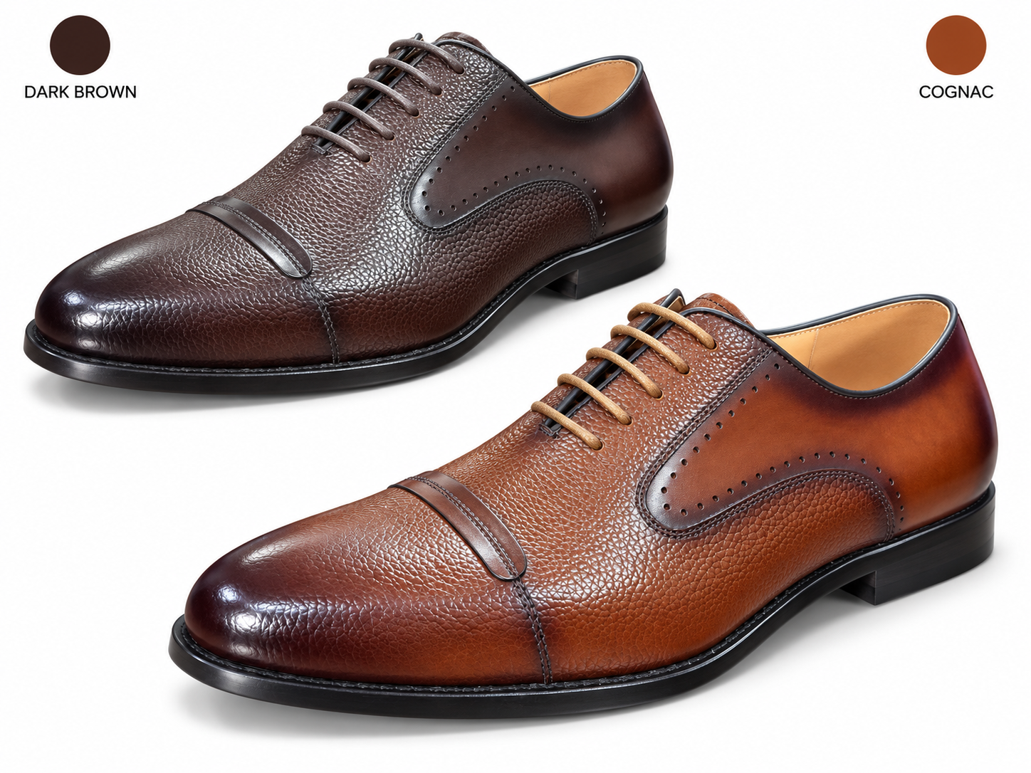 LANIBOLU Brogue-Detail Lace-Up 6687-152 — Color collection