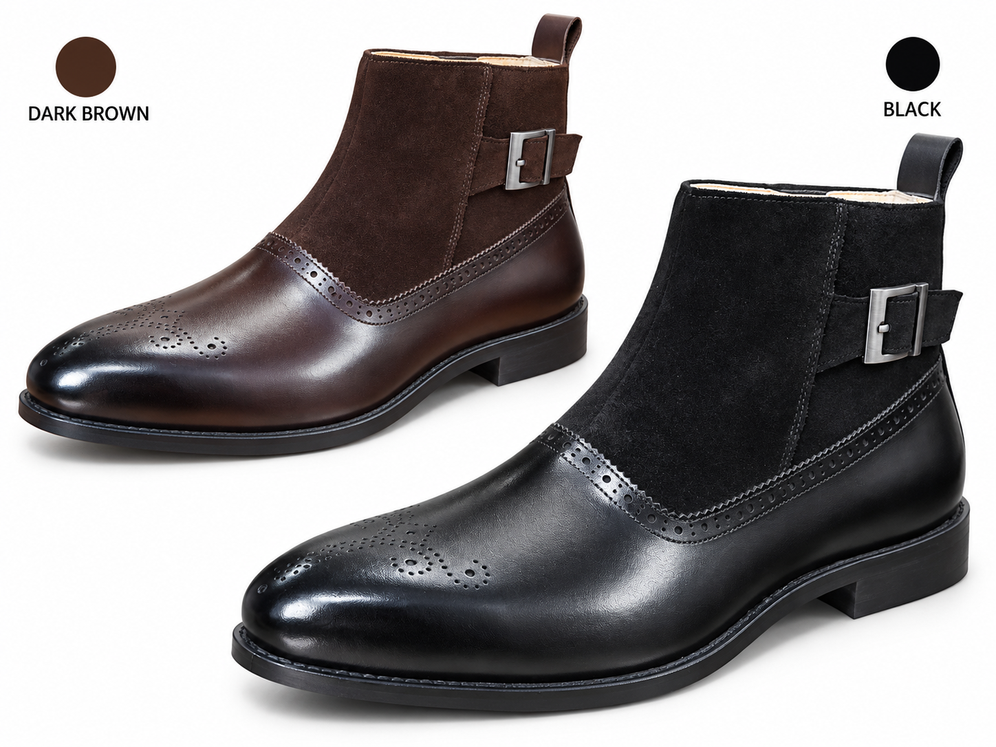 LANIBOLU Buckle-Detail Ankle Boot x390-31 — Color collection