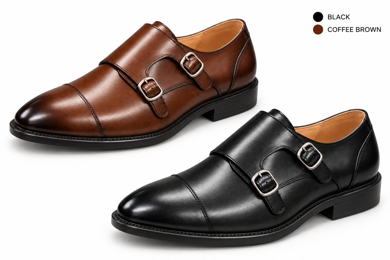 LANIBOLU Cap-Toe Double Monk 60823 — Color collection