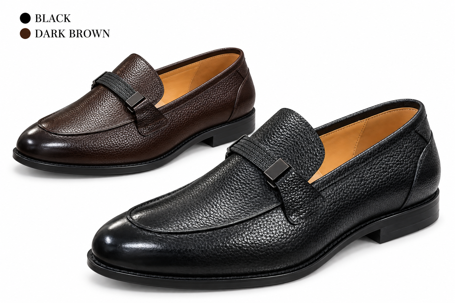 LANIBOLU Textured Strap Loafer JLF6687-153 — Color collection